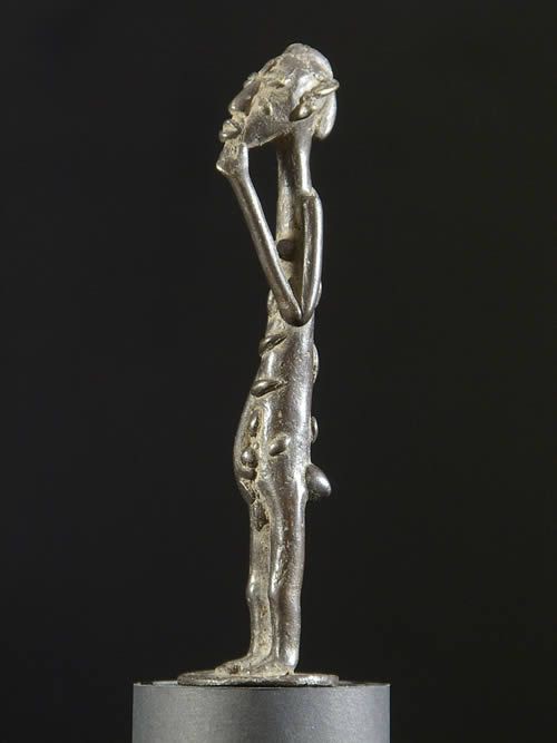 Personnage Baoule en Bronze - Statuettes Bronze Afrique