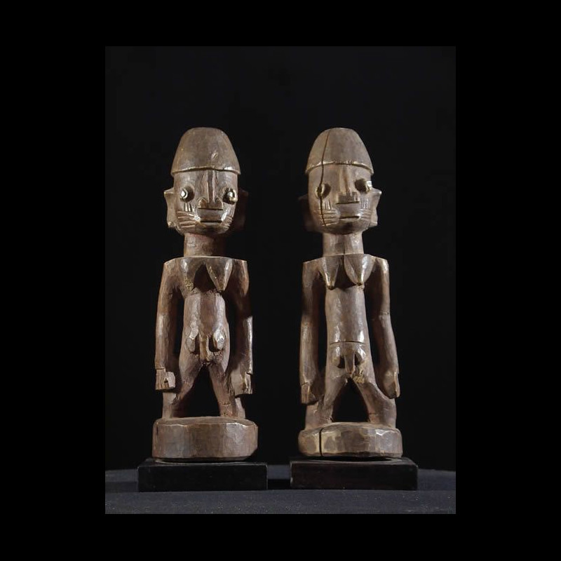 Couple de jumeaux Ibedji - Yoruba - Benin - Statues Africaines