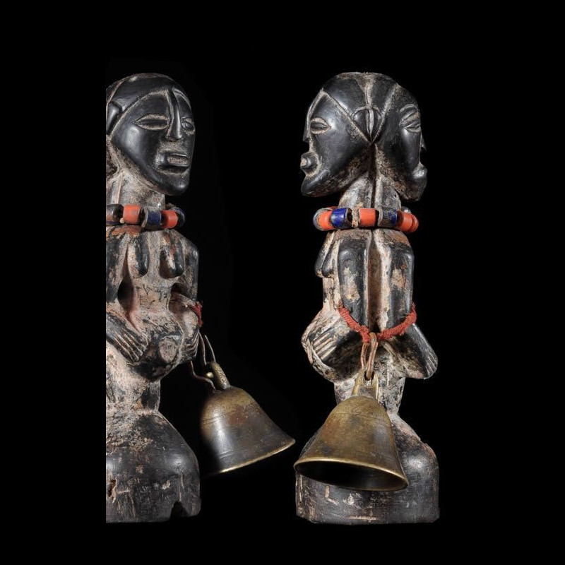 Clochette de feticheur - Songye - RDC Zaire - Fetiches africains