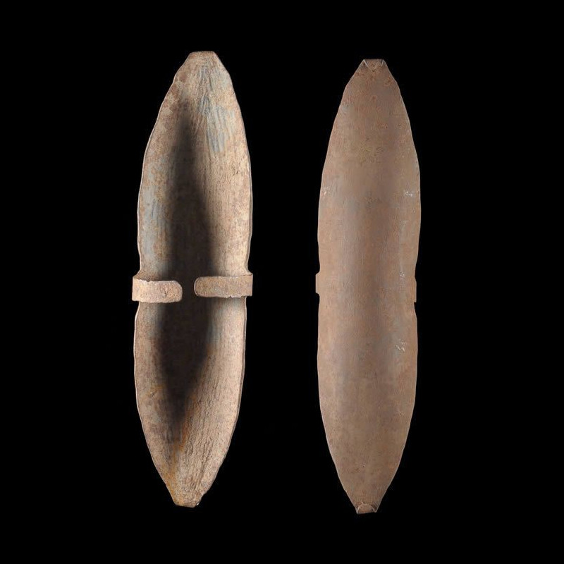 Monnaie primitive en fer noir - Kabye - Togo