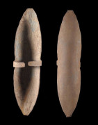 Monnaie primitive en fer noir - Kabye - Togo
