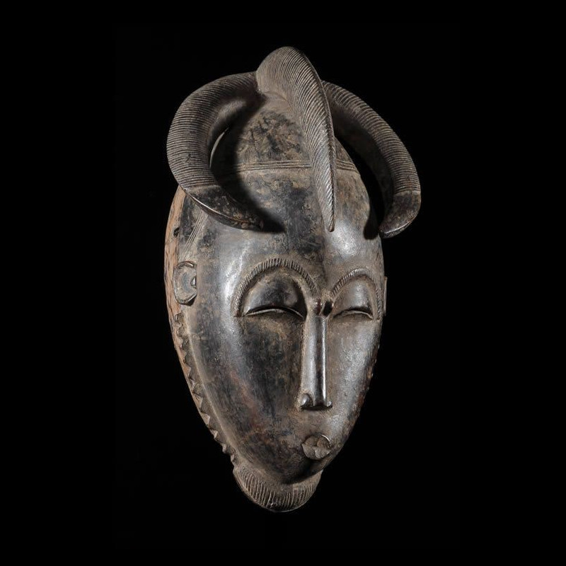 Masque de rejouissance Mblo - Baoule - Côte d'Ivoire