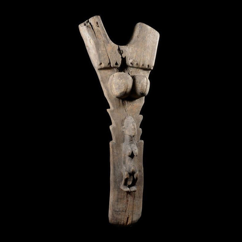 Grand poteau de case Toguna - Dogon - Mali - Pilier Toguna