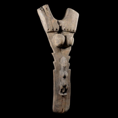 Grand poteau de case Toguna - Dogon - Mali - Pilier Toguna
