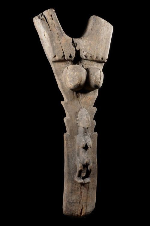 Grand poteau de case Toguna - Dogon - Mali - Pilier Toguna