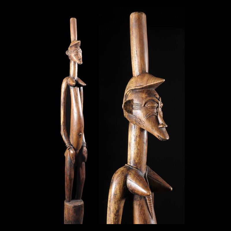 Statue Pilon Deble Poro Kulubele - Senoufo - Côte d'Ivoire