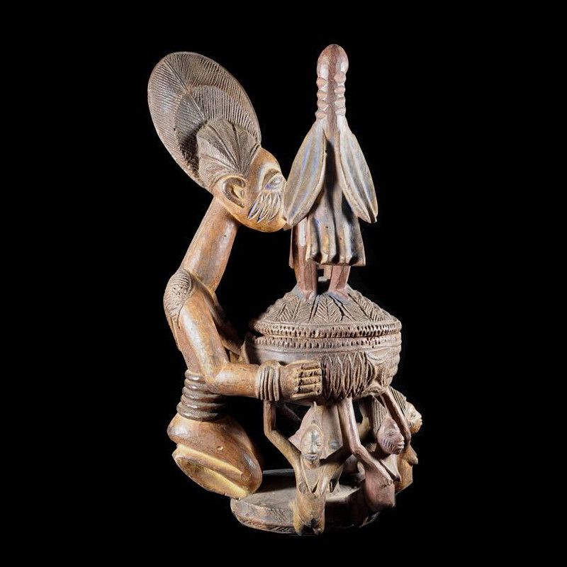 Porteuse de coupe - Yoruba - Nigeria - Style Olowe of Ise