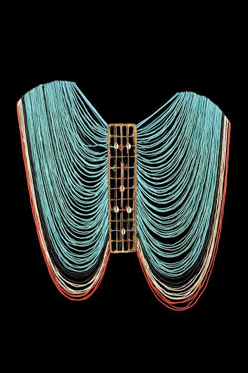 Corset de jeune fille en perles - Dinka - Soudan - Parures