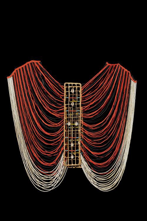 Corset de jeune fille en perles - Dinka - Soudan - Parures