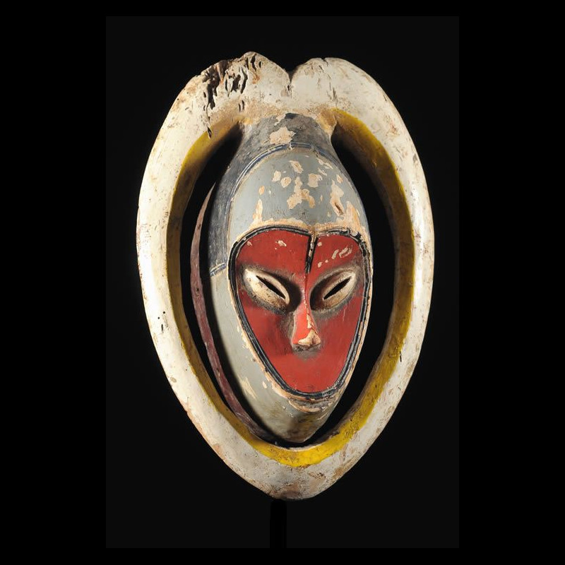 Masque Ekuk - Kwele / Bakwele - Gabon