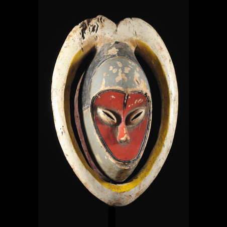 Masque Ekuk - Kwele / Bakwele - Gabon