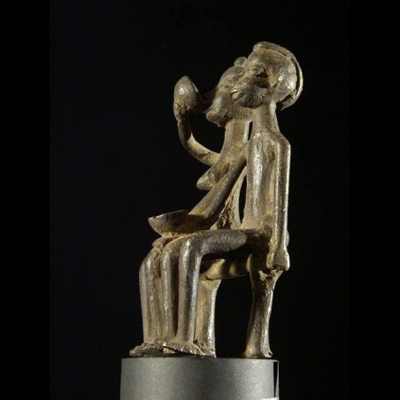 Couple de maries - ethnie Baoule - Côte d'Ivoire - Bronzes africai