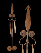 Monnaie primitive en fer noir - Chamba - Nigeria