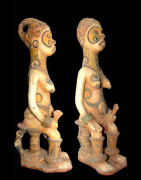 Mbari - Statue de reine terre polychrome- Ibo - Nigeria