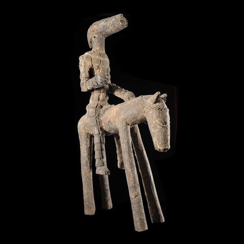 Cavalier et son cheval Koro Tominian - Bwa - Burkina / Mali