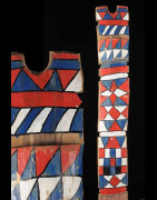 Poteau de lit polychrome - Peul Rimaybe / Rabese - Niger