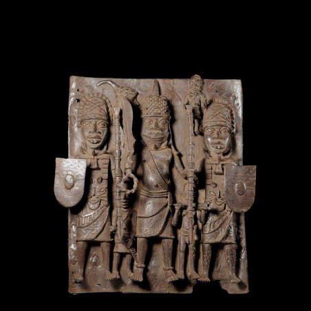 Plaques de palais - Nigeria - BIni Edo - Bronze cire perdue