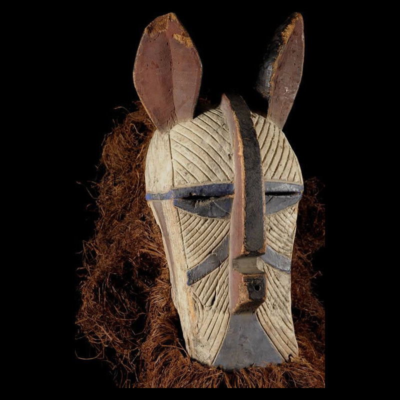 Masque zoomorphe - Luba - RDC Zaire