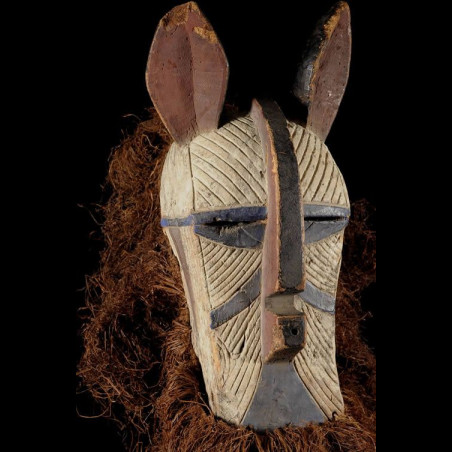 Masque zoomorphe - Luba - RDC Zaire
