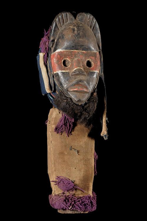 Masque Poteau Gardien - Dan / Wobe - Côte d'Ivoire