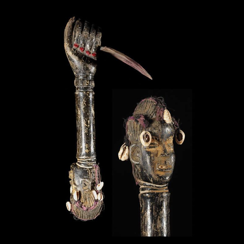 Sceptre de dignitaire - Dan / Wobe - Côte d'Ivoire - Objets de reg
