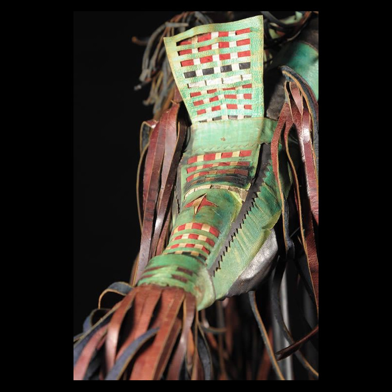 Masque Antilope Cuir - Touareg - Niger / Mauritanie
