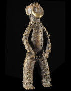 Statuette en alliage de bronze - Verre / Were - Nigeria Cameroun