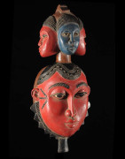 Masque Culte Mami Wata - Yaoure - Côte d'Ivoire - Culte Vaudou