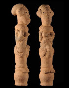 Personnage feminin en terre cuite - Style Nok - Reproduction