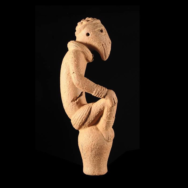 Personnage Zoomorphe en terre cuite - Style Nok - Reproduction