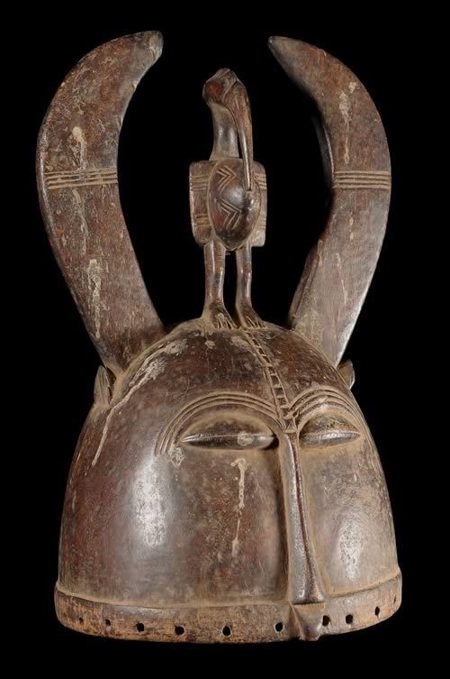 Masque Heaume Bois - Senoufo - Côte d'Ivoire