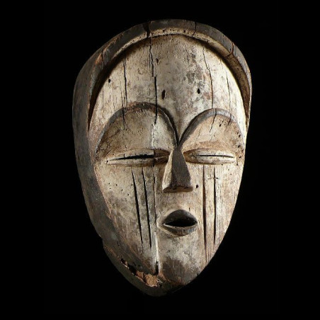 Masque blanc ancien - Tsogho - Gabon