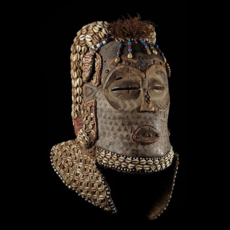 Masque casque Belier - Kuba / Bushoong - RDC Zaire