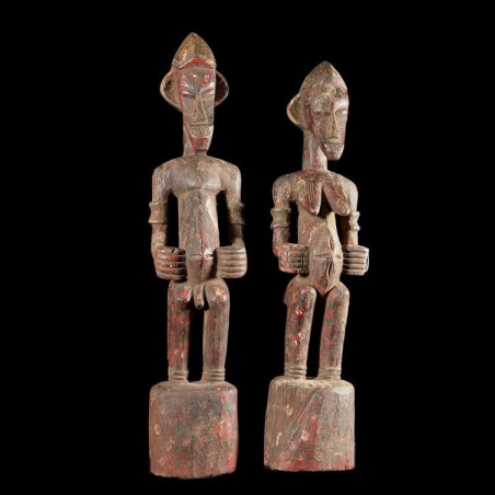 Statue Pilon Deble Poro Kulubele - Senoufo / Kouflo - Cote Ivoir
