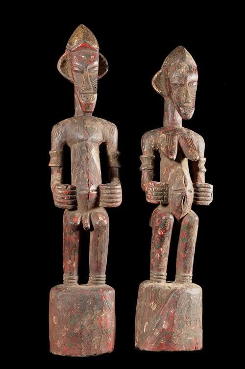 Statue Pilon Deble Poro Kulubele - Senoufo / Kouflo - Cote Ivoir