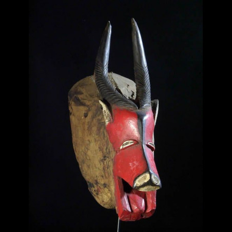 Masque Polychrome Dye Antilope - Gouro - Côte d'Ivoire