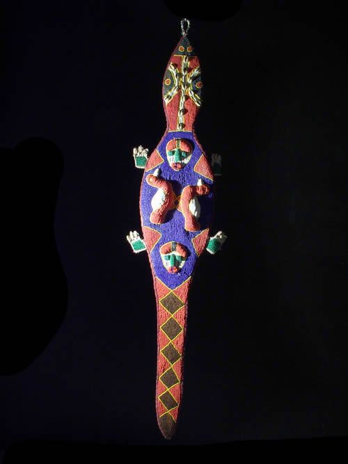 Decoration royale en perles Yoruba - Nigeria - Afrique