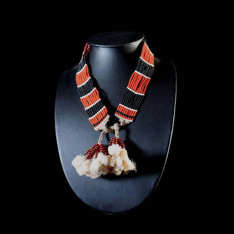 Collier de Perles et Fibres - Hammer - Ethiopie