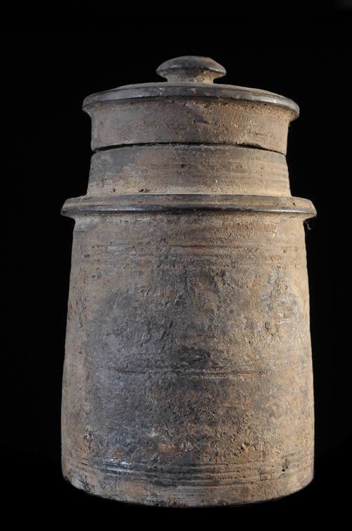 Pot Alimentaire en Bois - Touareg - Niger / Mauritanie
