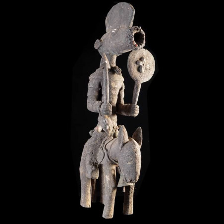 Cavalier et son cheval Koro Tominian - Bwa - Burkina / Mali