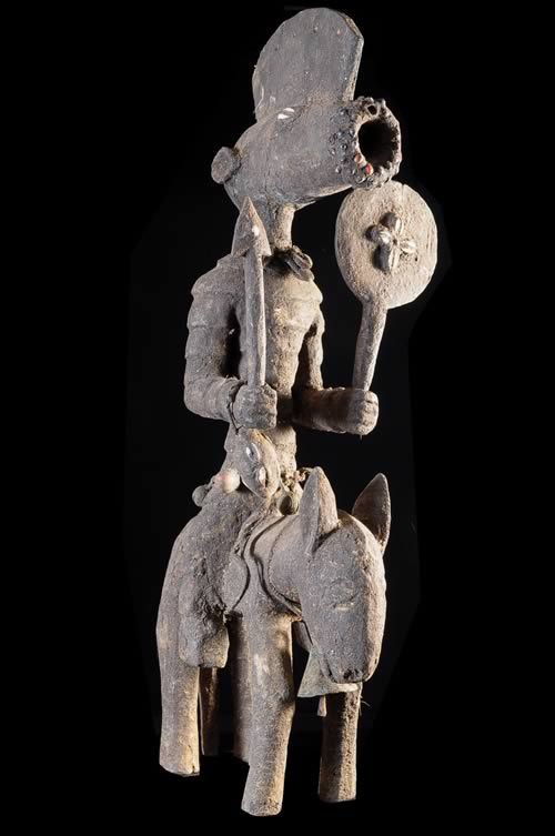 Cavalier et son cheval Koro Tominian - Bwa - Burkina / Mali