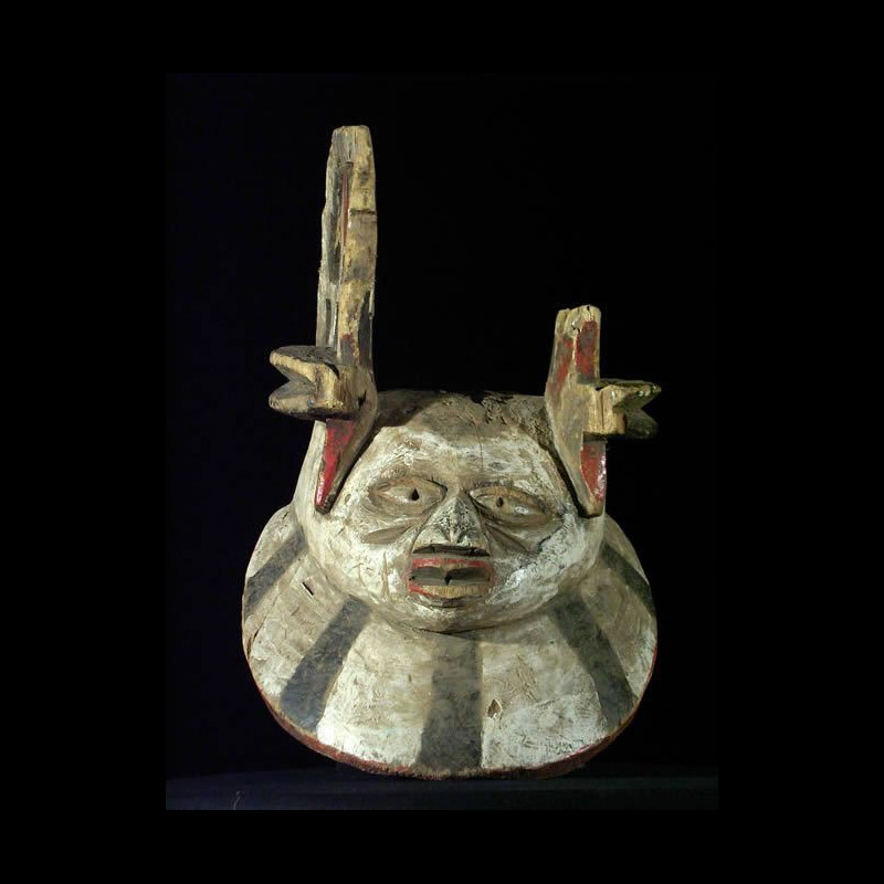 Masque cimier Gelede - Yoruba - Nigeria - Culte gelede