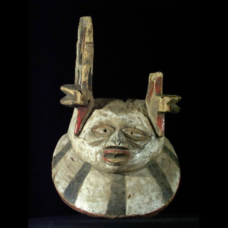 Masque cimier Gelede - Yoruba - Nigeria - Culte gelede