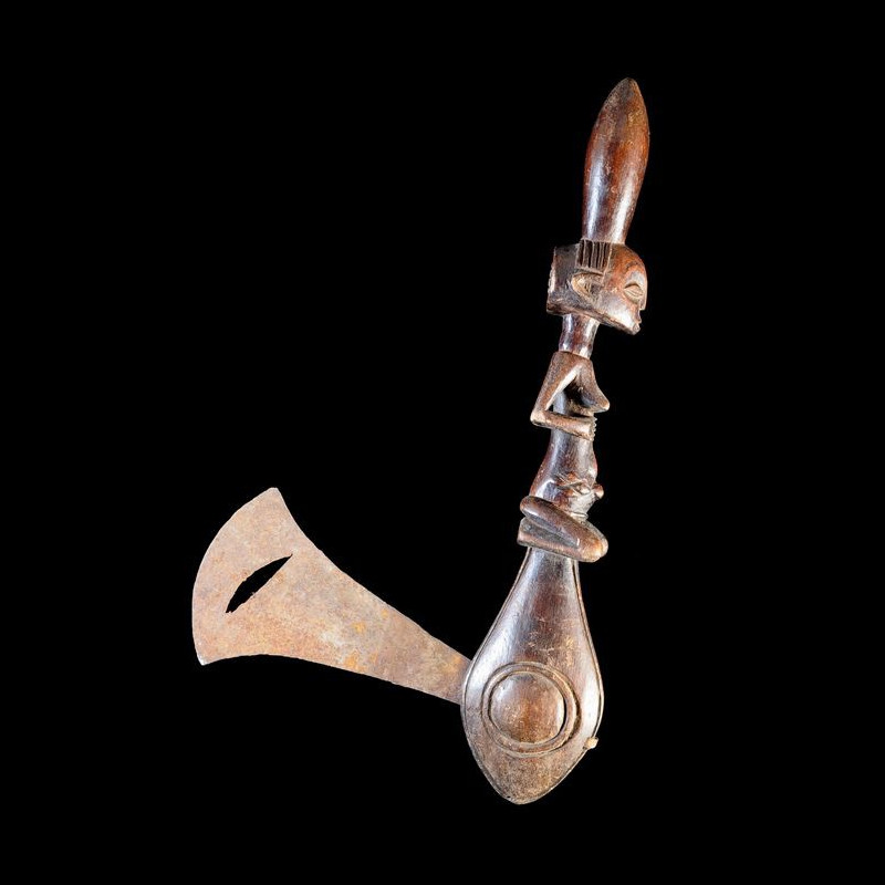 Hache ceremonielle - Luba - Rdc Zaire
