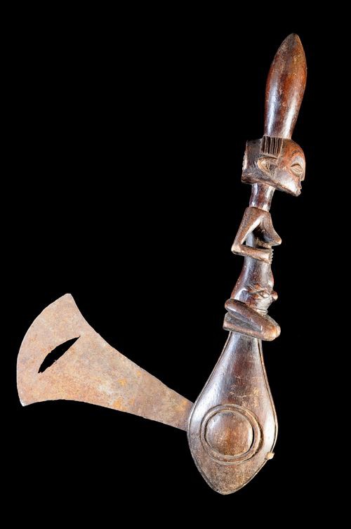 Hache ceremonielle - Luba - Rdc Zaire