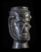 Coupe cephalomorphe - Kuba Showa- RDC Zaire - Receptacles