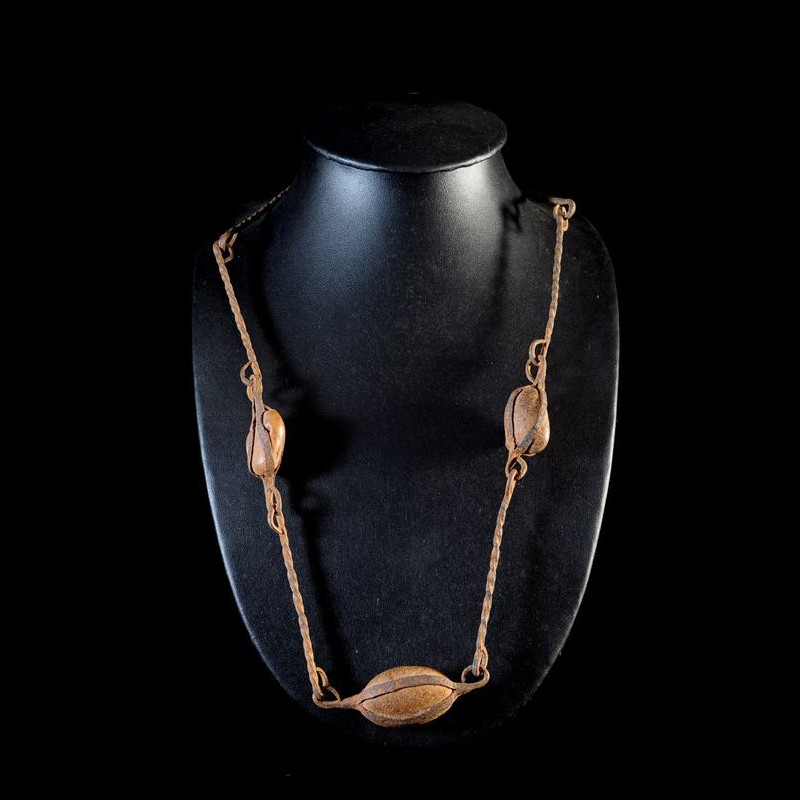 Collier rituel en fer noir - Dogon - Mali