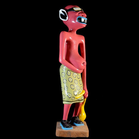 Sculpture Shetani Mere - George Lilanga - Makonde