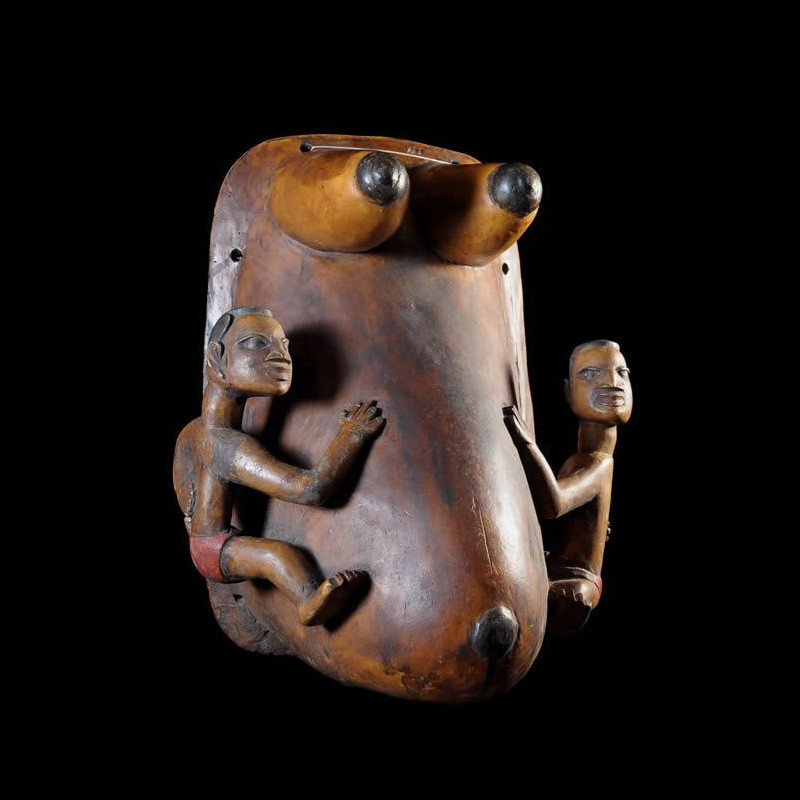 Masque ventre Gelede - Yoruba / Nago - Nigeria / Benin