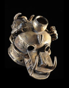 Masque en alliage de metal - Senoufo - Côte d'Ivoire